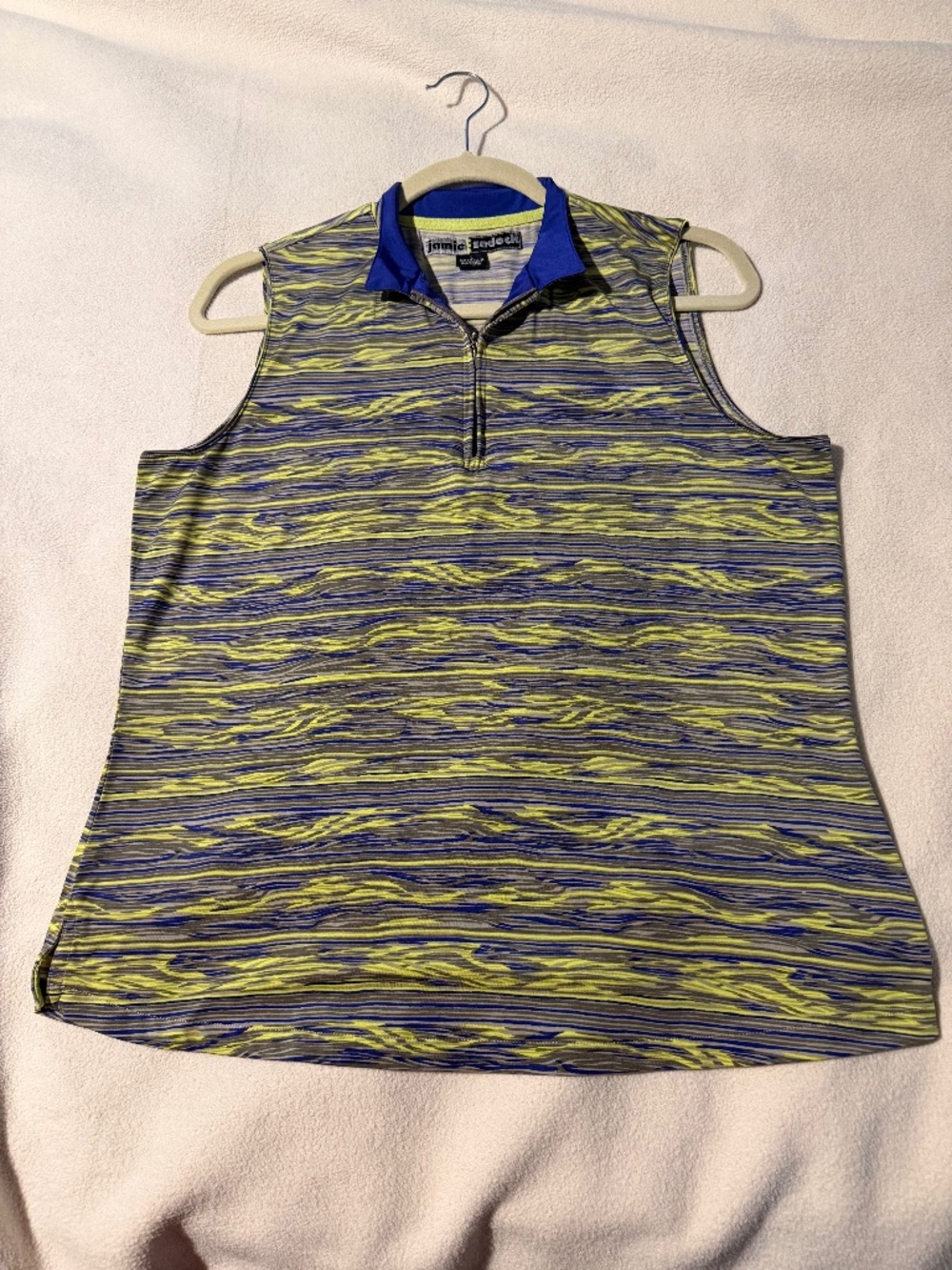 Jamie Sadock sleeveless golf top